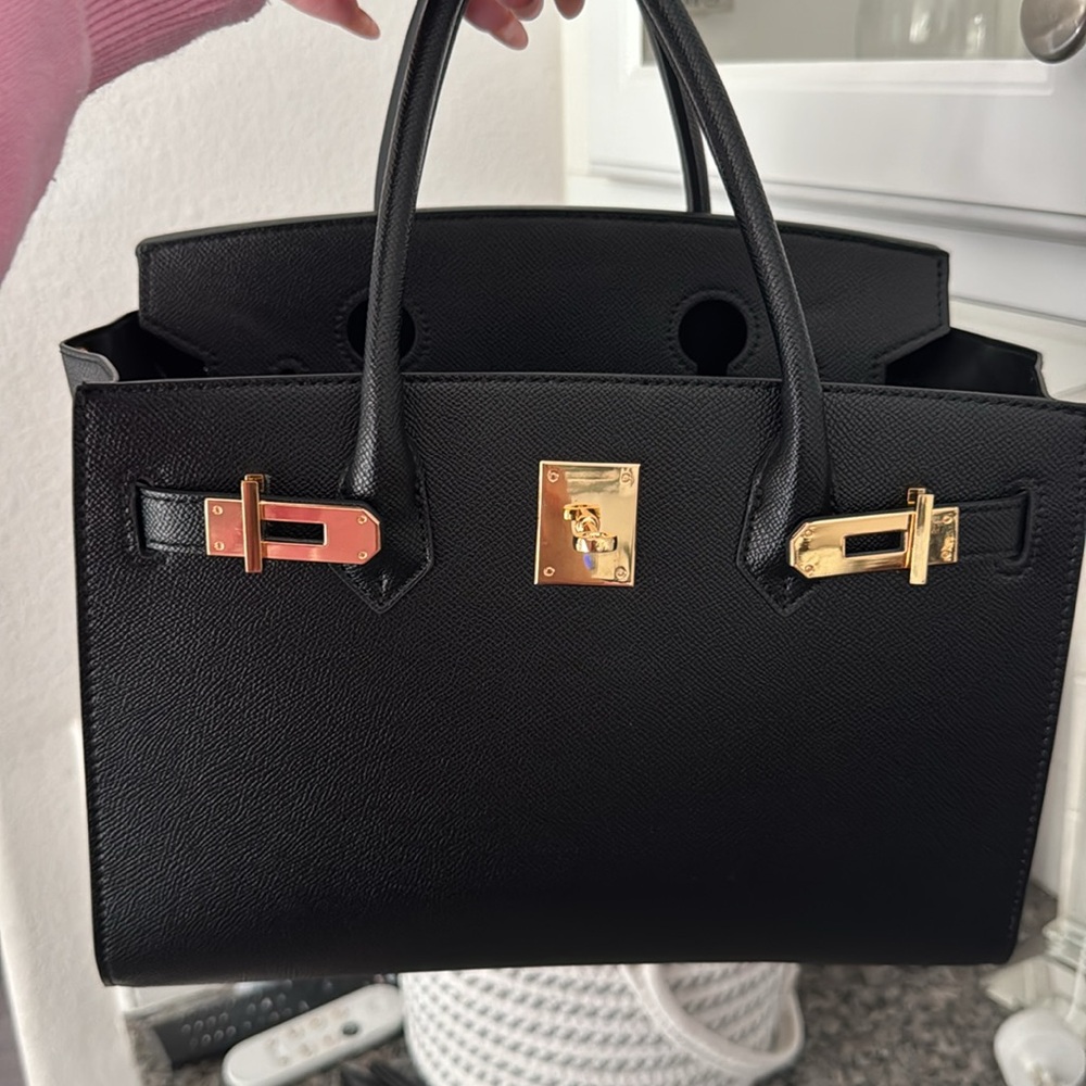Black handbag